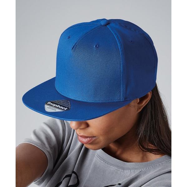 5-panel snapback rapper cap