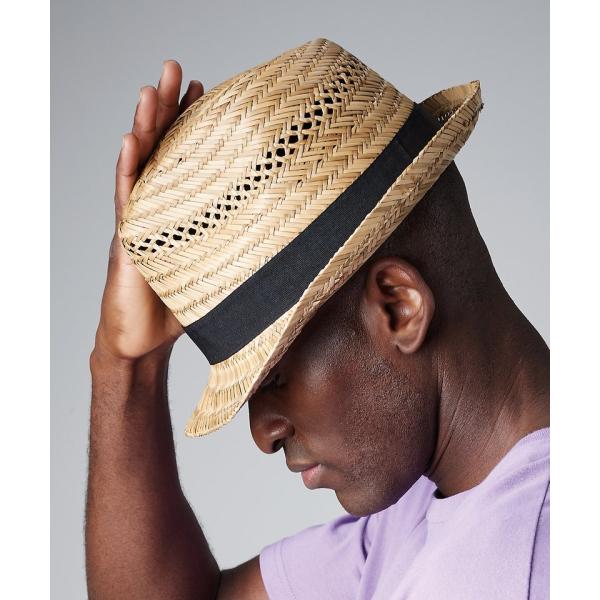 Straw summer trilby