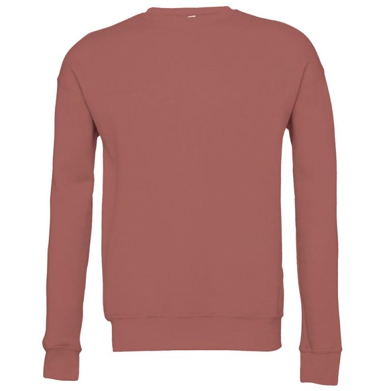 Unisex drop shoulder fleece Mauve