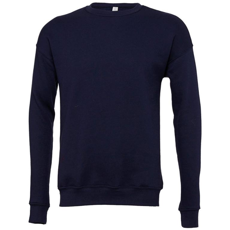 Unisex drop shoulder fleece Navy