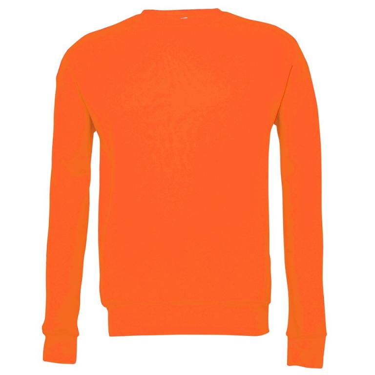 Unisex drop shoulder fleece Orange