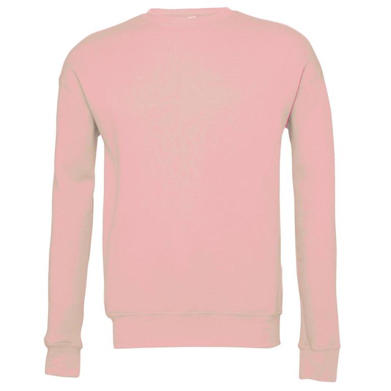 Unisex drop shoulder fleece Pink