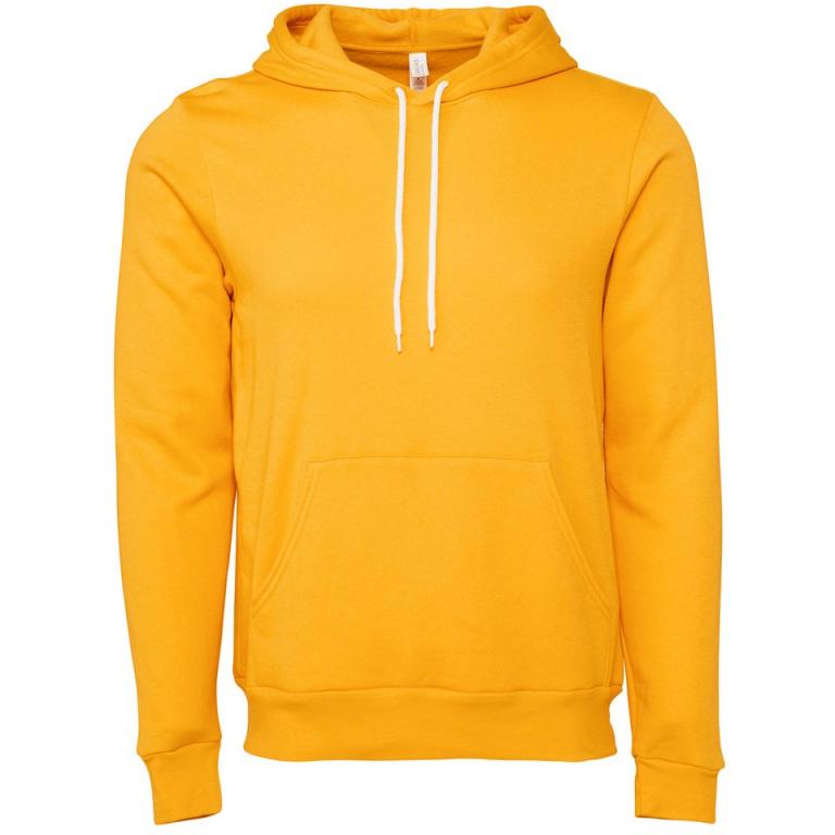 Unisex polycotton fleece pullover hoodie Gold