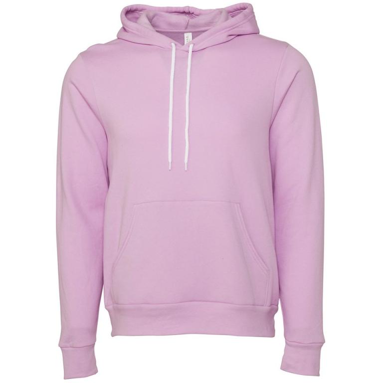 Unisex polycotton fleece pullover hoodie Lilac