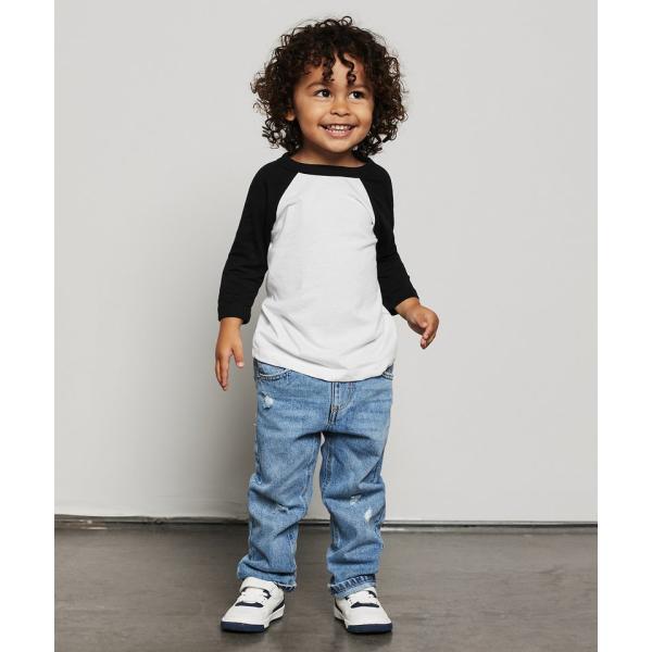 Toddler ¾ sleeve baseball tee