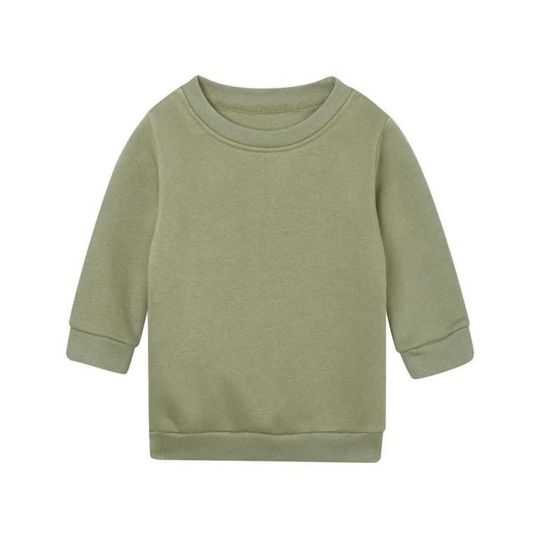 Baby essential sweatshirt Soft Olive