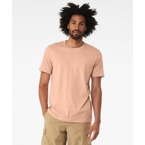 Unisex heather CVC short sleeve t-shirt