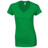 Softstyle™ women's v-neck t-shirt Irish Green