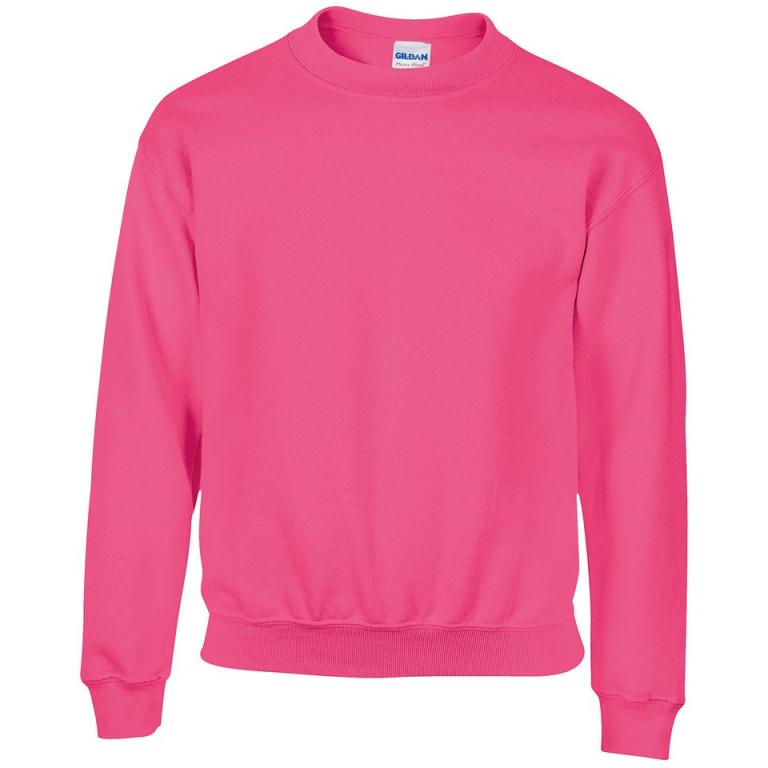 Heavy Blend™ youth crew neck sweatshirt Safety Pink