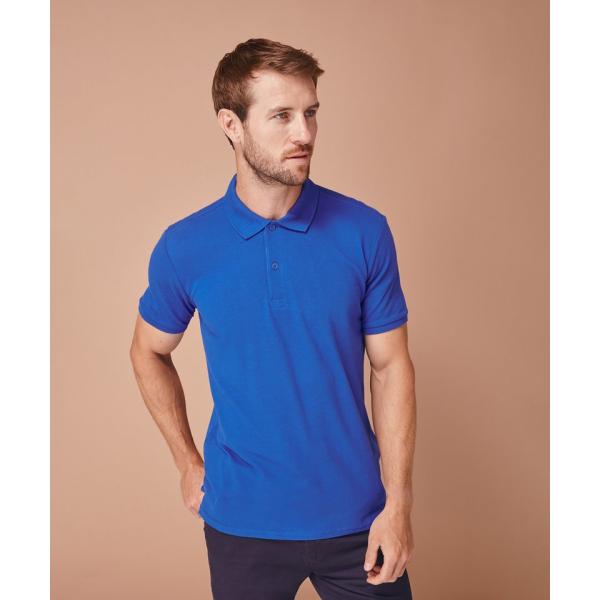 Micro-fine piqué polo shirt