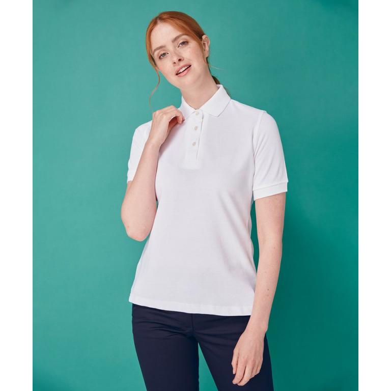 Women's classic cotton piqué polo shirt