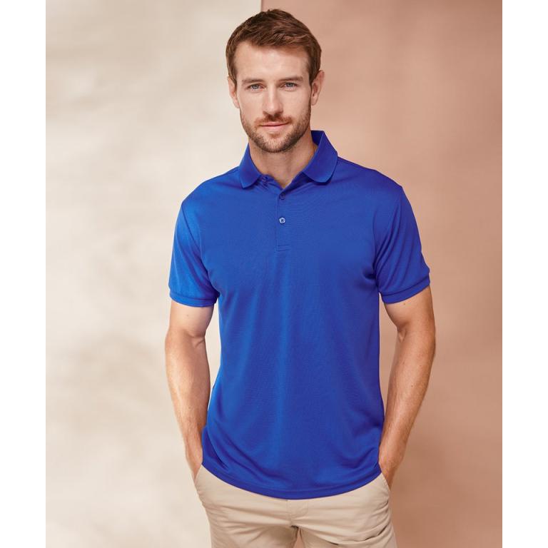 Recycled polyester polo shirt