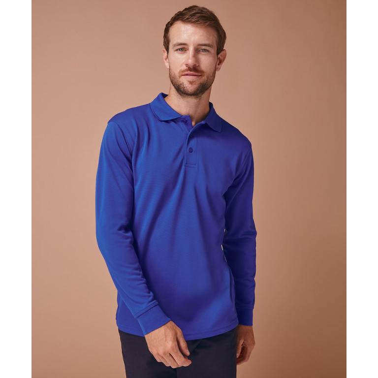 Long sleeve Coolplus® polo shirt