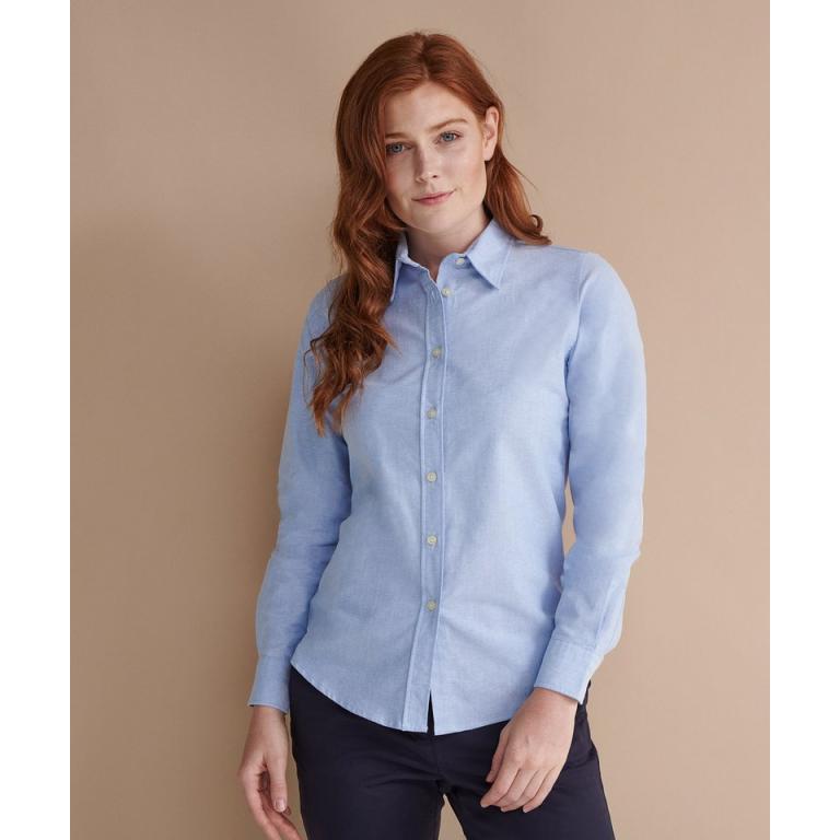 Women's classic long sleeve Oxford shirt