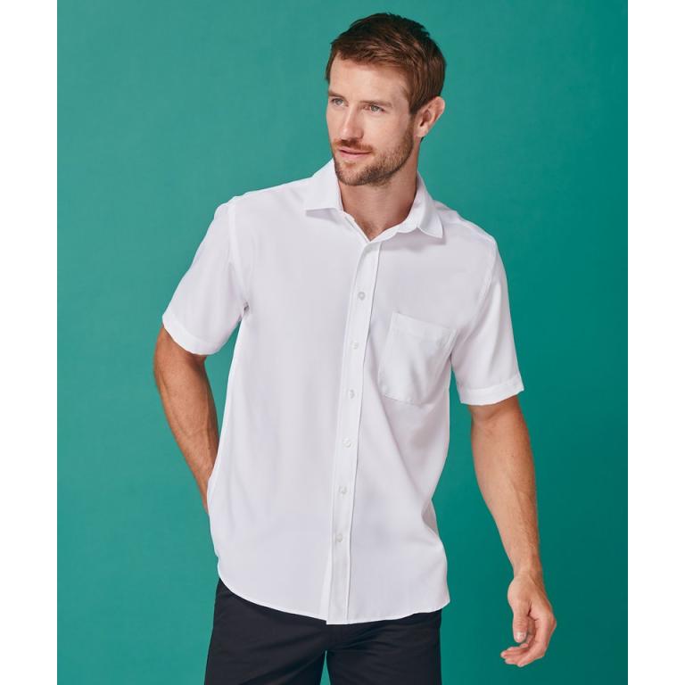 Wicking antibacterial short sleeve shirt