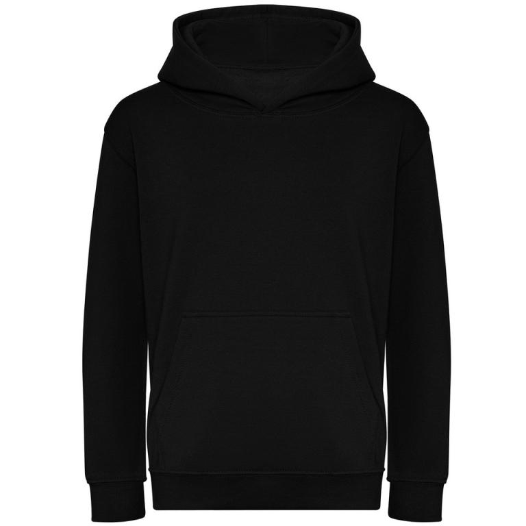 Kids organic hoodie Deep Black