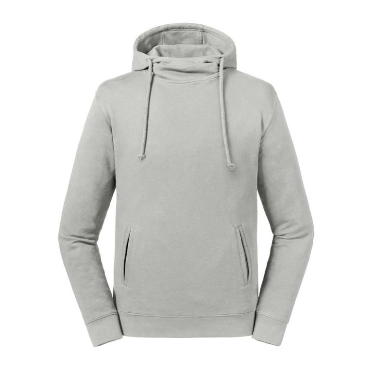 Pure organic high collar hooded sweatshirt Stone