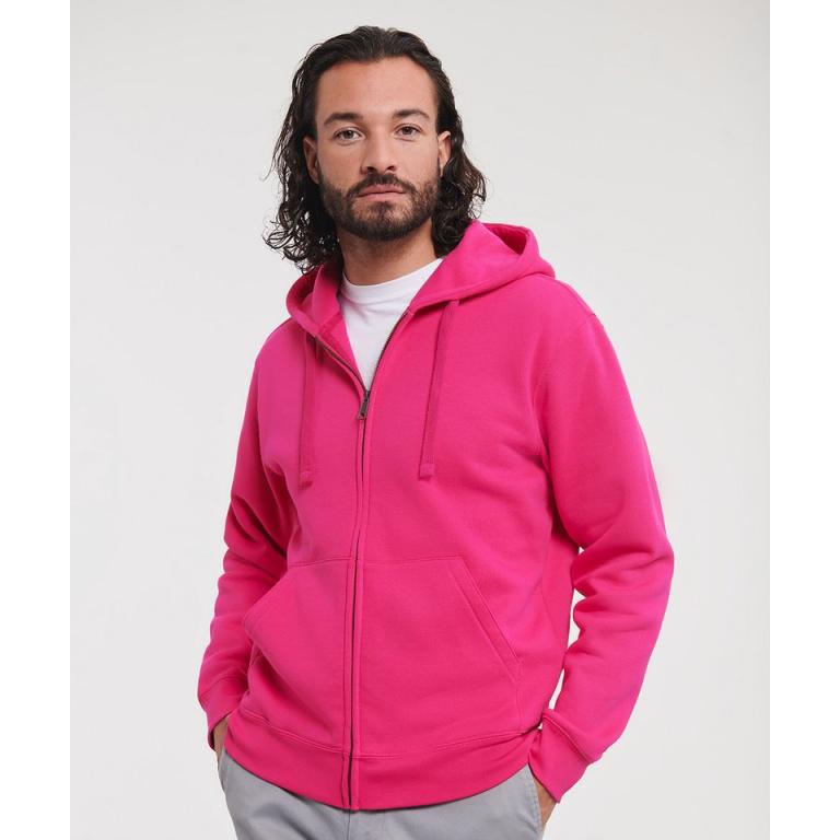 Authentic zipped hooded sweat