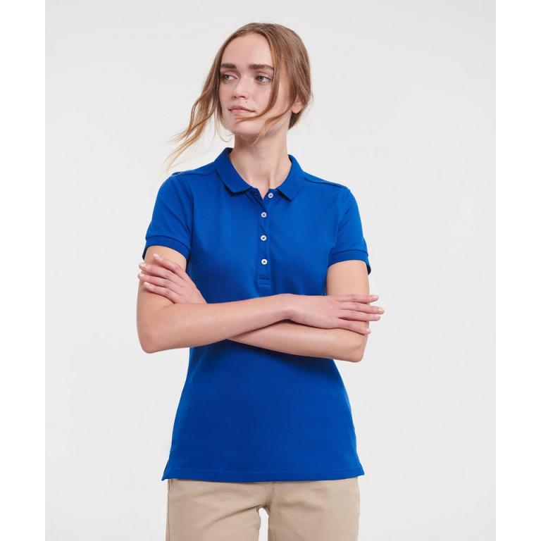 Women's stretch polo