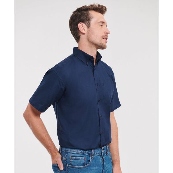 Short sleeve easycare Oxford shirt