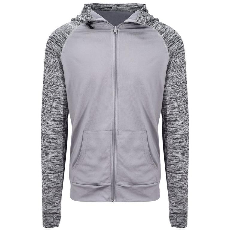 Cool contrast zoodie Grey/Grey Melange