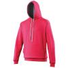 Varsity hoodie Hot Pink/Heather Grey