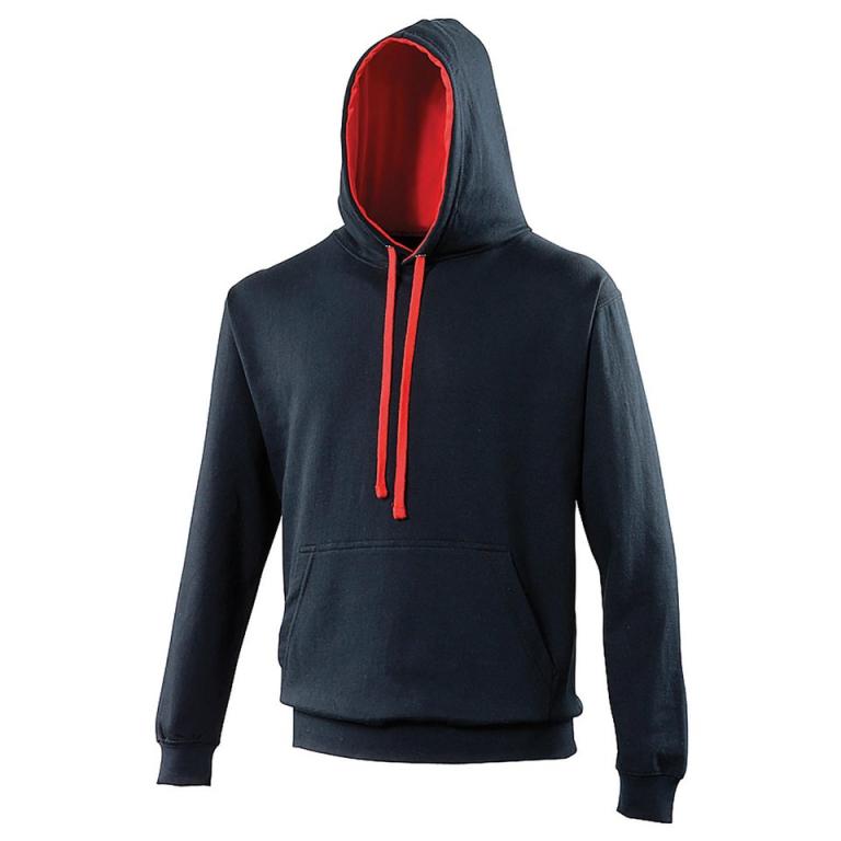 Varsity hoodie New French Navy/Fire Red