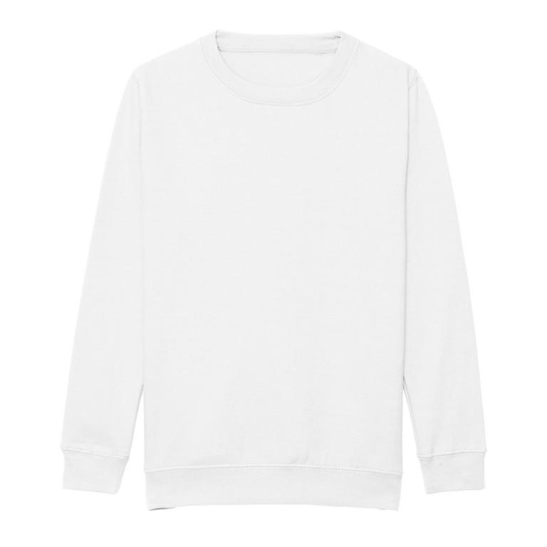 Kids AWDis sweatshirt Arctic White