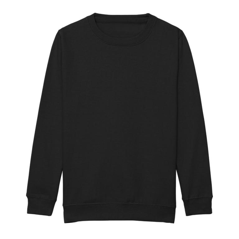 Kids AWDis sweatshirt Jet Black