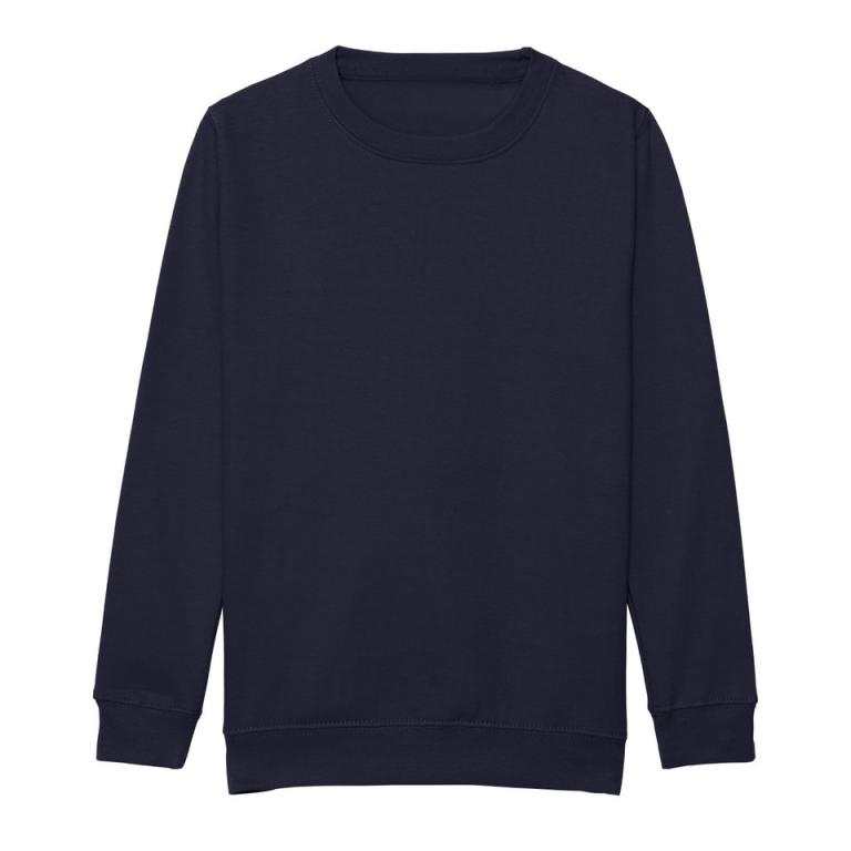 Kids AWDis sweatshirt New French Navy