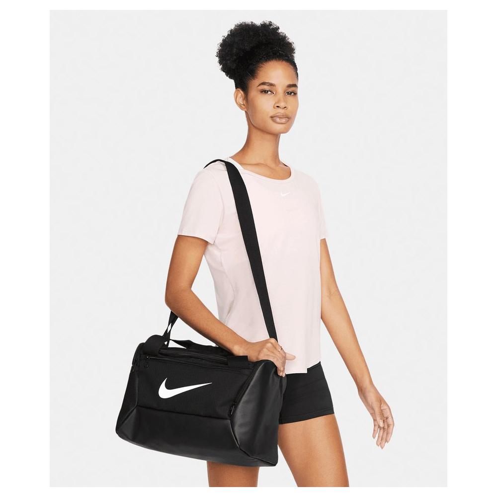Nike Brasilia Training Duffle Bag Sport XS Black/Black/White Used