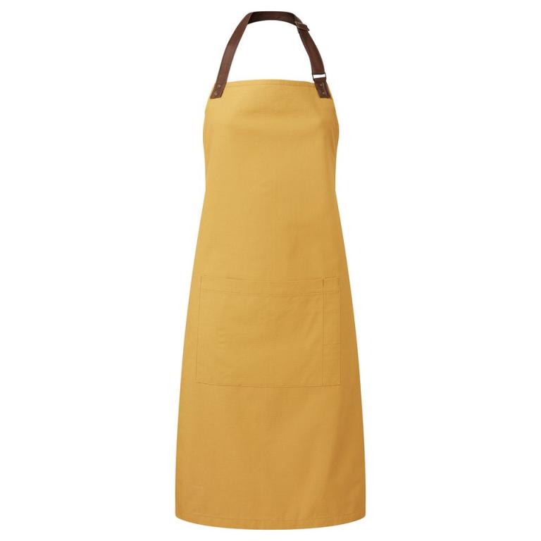 Annex Oxford bib apron Mustard