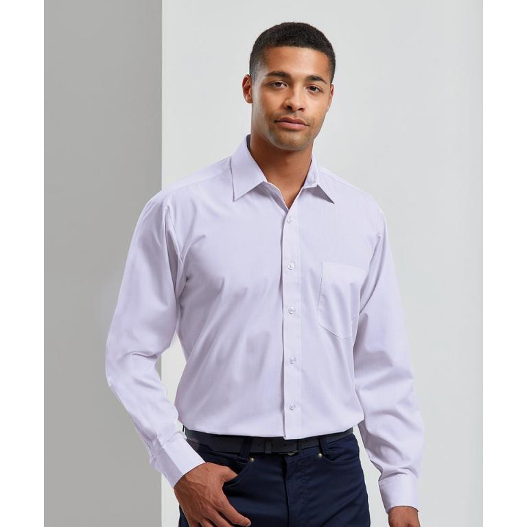 Long sleeve poplin shirt