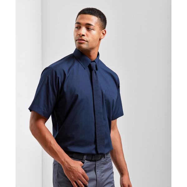 Short sleeve poplin shirt