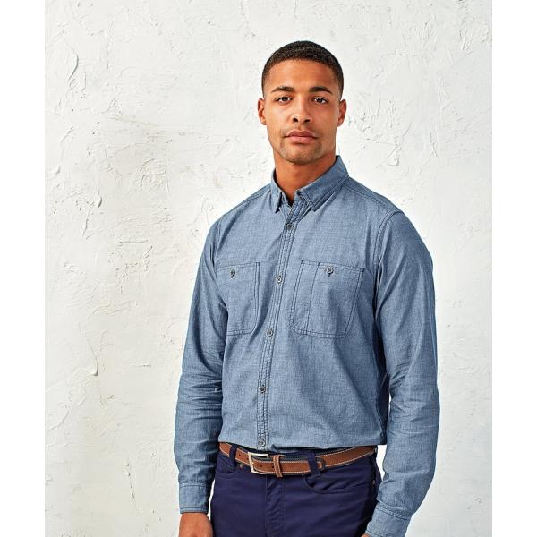 Men’s Chambray shirt, organic and Fairtrade certified