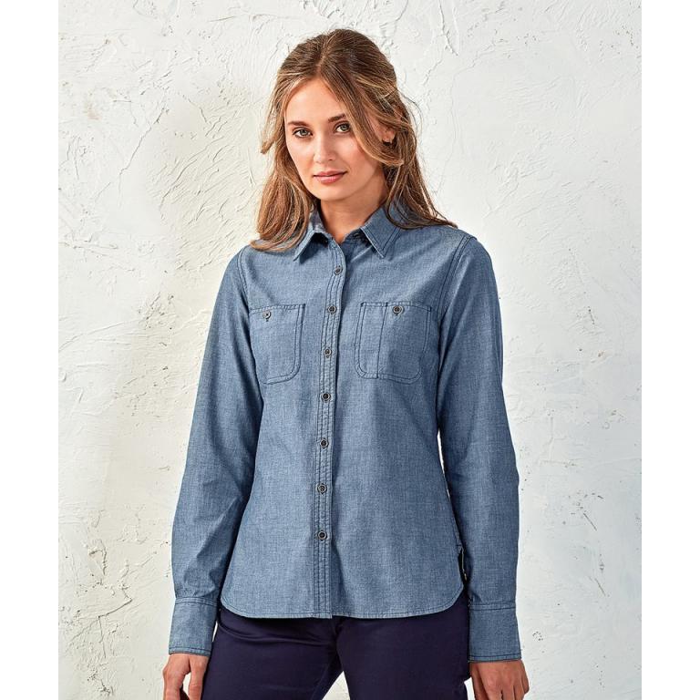 Women’s Chambray shirt, organic and Fairtrade certified