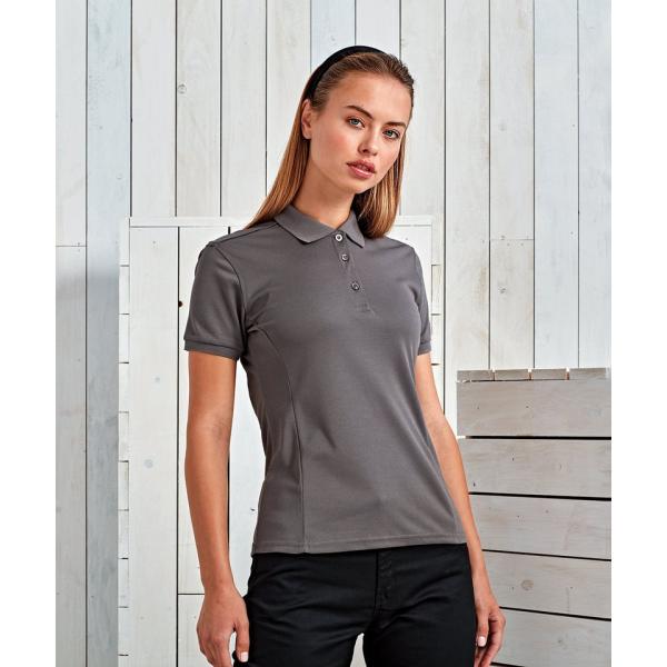 Women's Coolchecker plus piqué polo with CoolPlus®