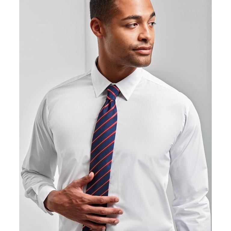 Sports stripe tie