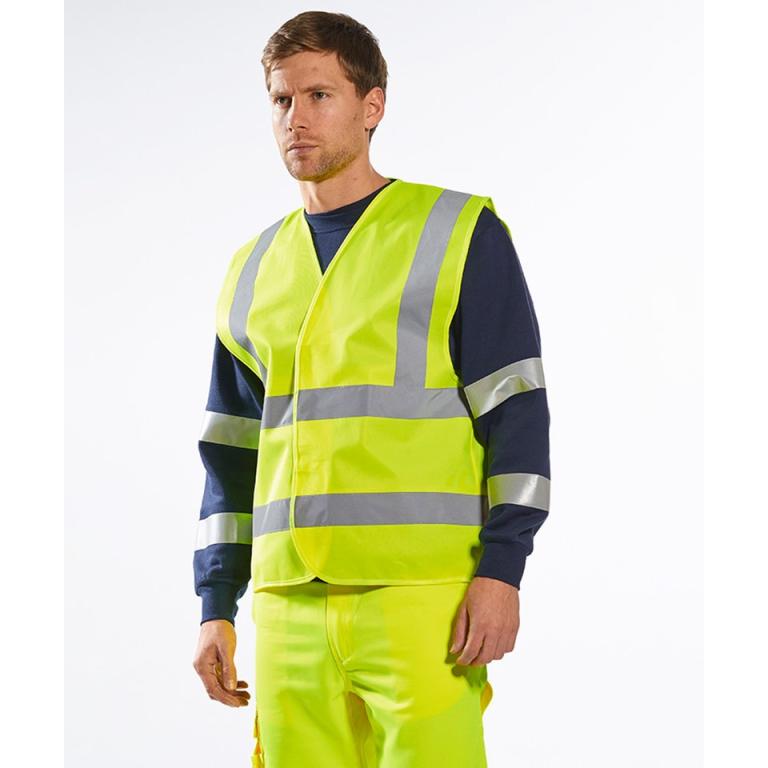 Hi-vis two-band-and-brace vest (C470)