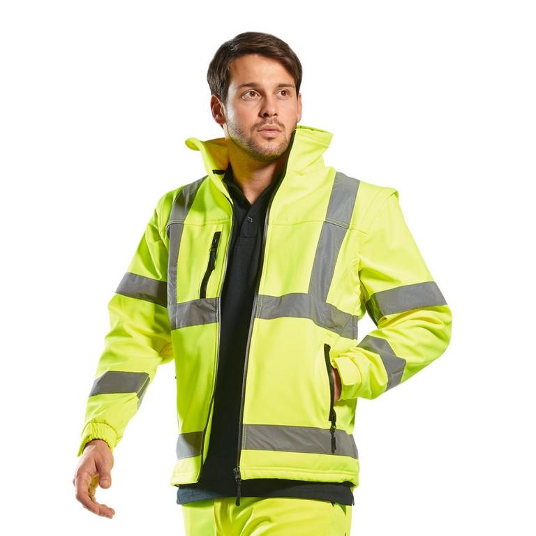 Hi-vis softshell jacket (3L) (S428)