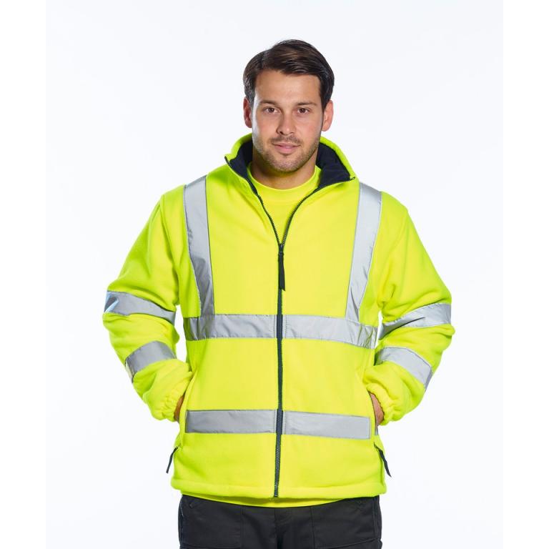 Hi-vis mesh-lined fleece (F300)