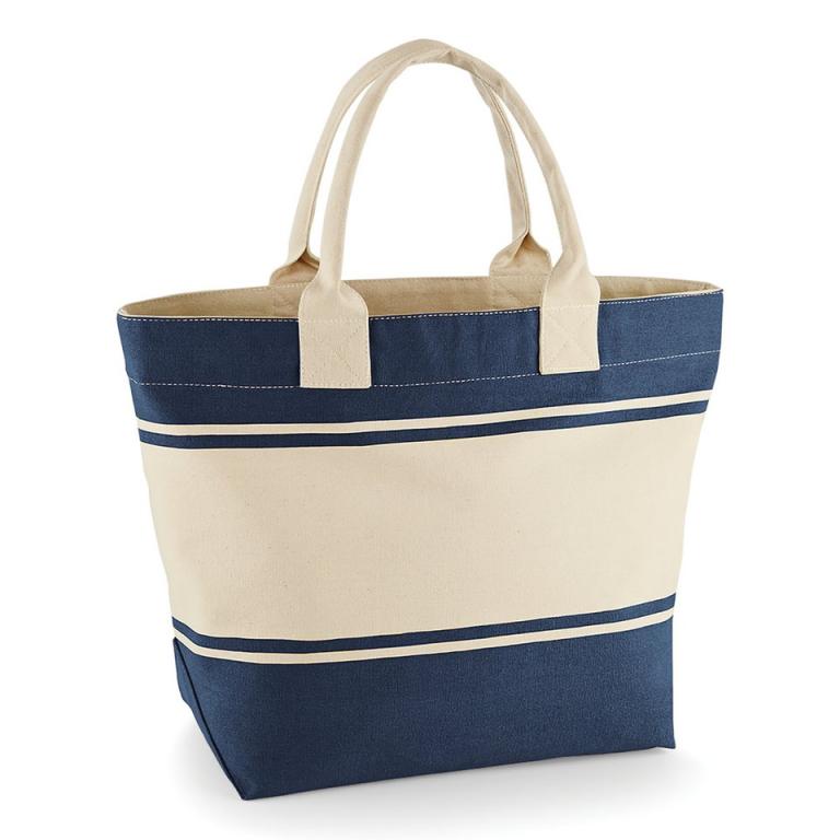 Canvas deck bag Navy/Natural