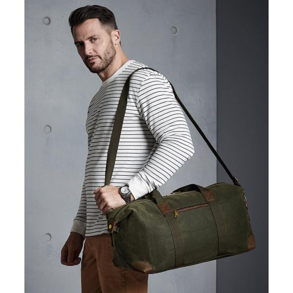 Heritage waxed canvas holdall