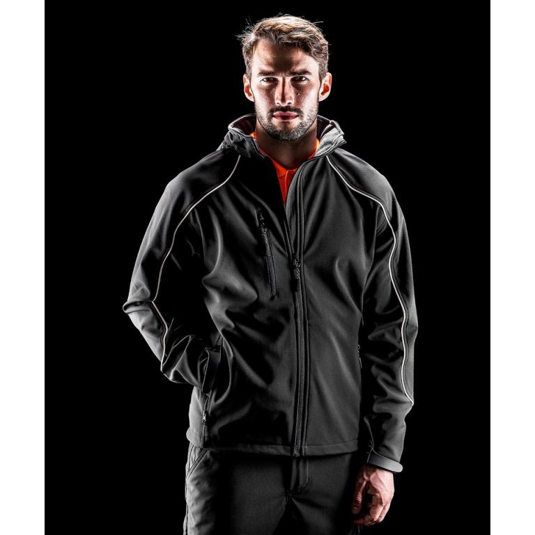 Hooded softshell jacket