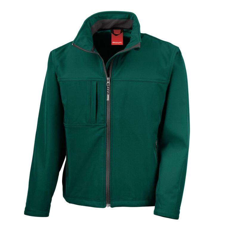 Classic softshell jacket Bottle Green