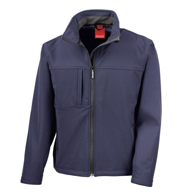 Classic softshell jacket Navy