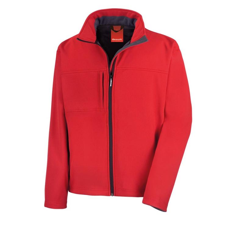 Classic softshell jacket Red