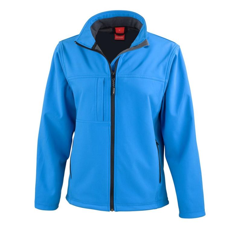 Women's classic softshell jacket Azure