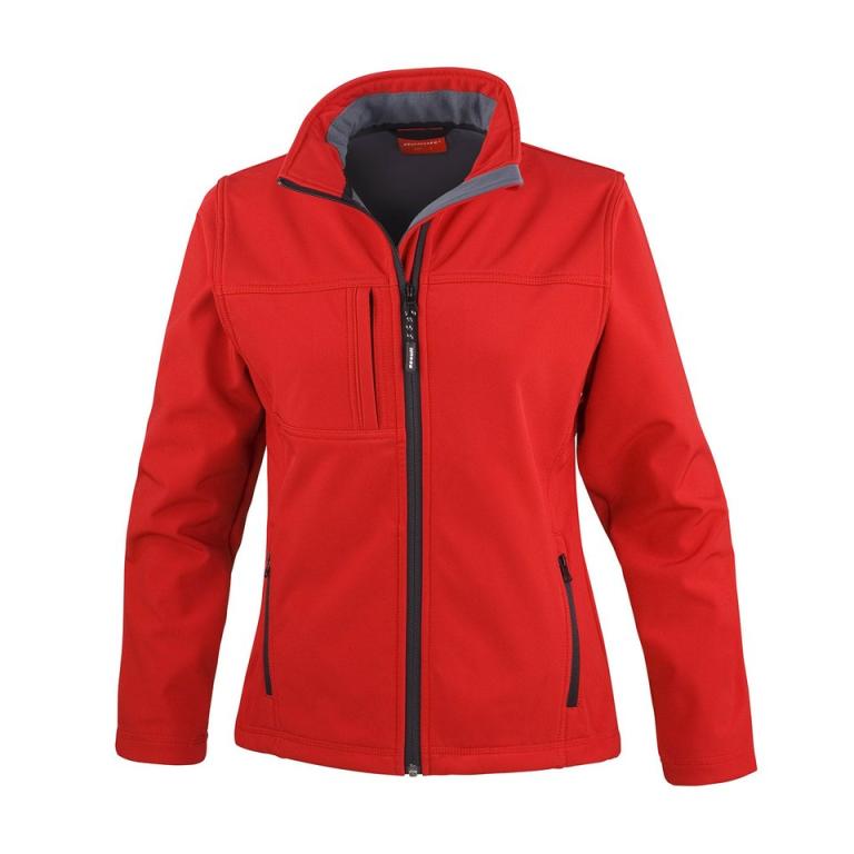 Women's classic softshell jacket Red