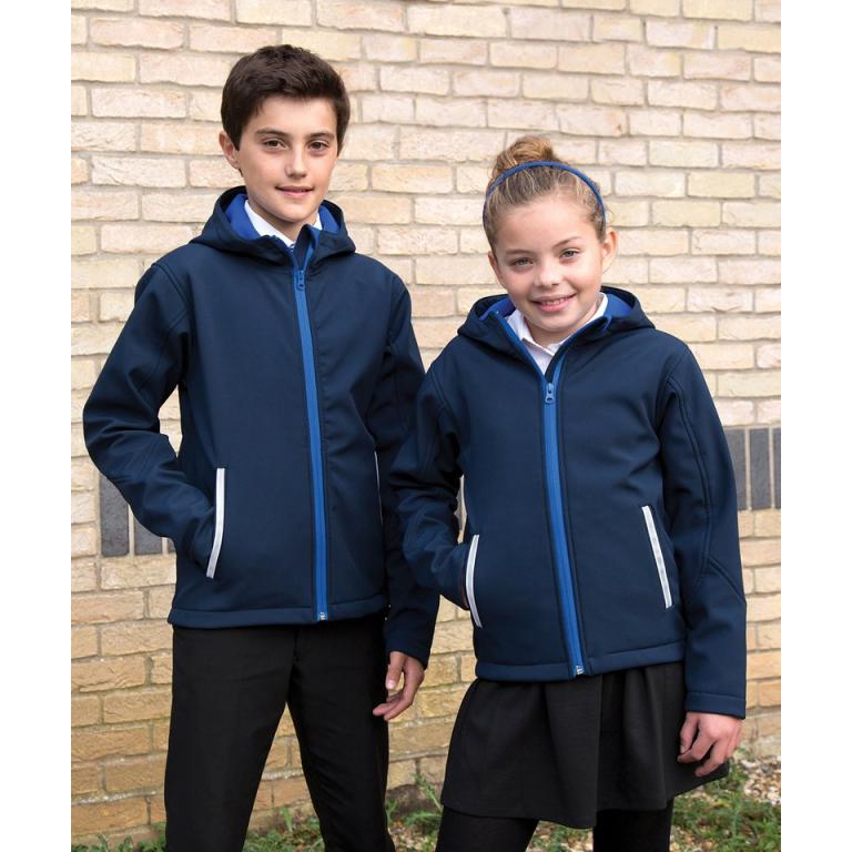 Core junior TX performance hooded softshell jacket